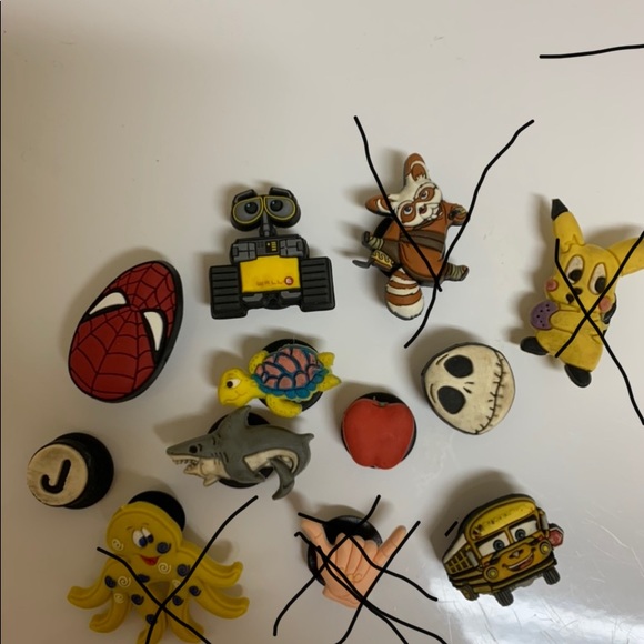 Crocs Jibbitz )5 each-Fun selection-Pre-owned - Picture 3 of 11